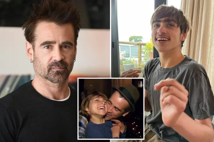 Colin Farrell with his son James, who has Angelman syndrome, highlighting their journey and raising awareness for the rare genetic disorder.