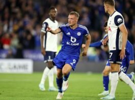 : Vardy scores in Leicester vs Tottenham draw